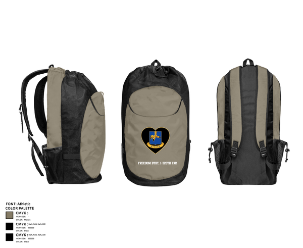 Gear Bag, Freedom BTRY, 1-320th FAR, , Teamtime, Team time, sublimation, custom sports apparel, team uniforms, spirit wear, spiritwear, sports uniforms, custom shirts, team store, custom team store, fundraiser sports, apparel fundraiser