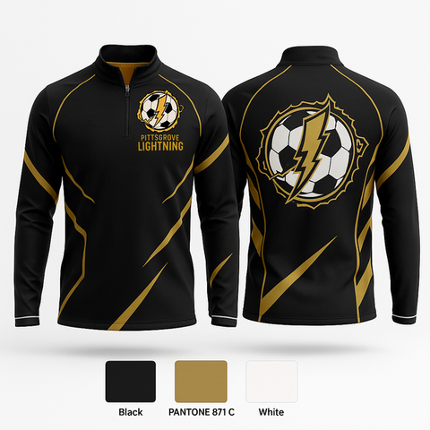 Quarter Zip Jacket, team name, Men's Soccer, Teamtime, Team time, sublimation, custom sports apparel, team uniforms, spirit wear, spiritwear, sports uniforms, custom shirts, team store, custom team store, fundraiser sports, apparel fundraiser
