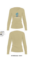 Cottey College Basketball 57354775 Women's Long Sleeve V-neck Shirt - 25