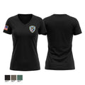 Eau Claire Police Department Women's Short Sleeve V-neck Shirt - 1