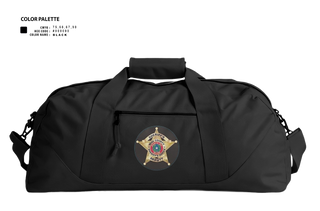Duffle Bag, WISE COUNTY SHERIFF'S OFFICE - TEXAS, Police, Teamtime, Team time, sublimation, custom sports apparel, team uniforms, spirit wear, spiritwear, sports uniforms, custom shirts, team store, custom team store, fundraiser sports, apparel fundraiser