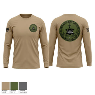 Long Sleeve Performance Shirt, Ontario County Sheriff’s Office, Police, Teamtime, Team time, sublimation, custom sports apparel, team uniforms, spirit wear, spiritwear, sports uniforms, custom shirts, team store, custom team store, fundraiser sports, apparel fundraiser