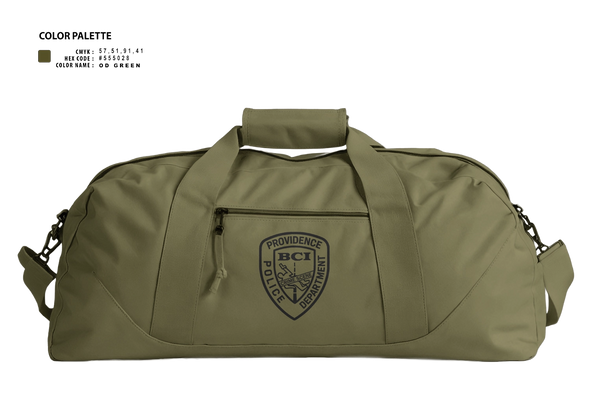 Duffle Bag, Providence Police BCI, Police, Teamtime, Team time, sublimation, custom sports apparel, team uniforms, spirit wear, spiritwear, sports uniforms, custom shirts, team store, custom team store, fundraiser sports, apparel fundraiser