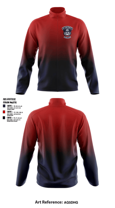 American Bulldogs 59810348 Fleece Jacket - 3