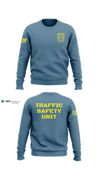 Crew Neck Sweatshirt, Traffic Safety Unit, , Teamtime, Team time, sublimation, custom sports apparel, team uniforms, spirit wear, spiritwear, sports uniforms, custom shirts, team store, custom team store, fundraiser sports, apparel fundraiser