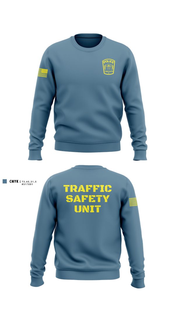 Crew Neck Sweatshirt, Traffic Safety Unit, , Teamtime, Team time, sublimation, custom sports apparel, team uniforms, spirit wear, spiritwear, sports uniforms, custom shirts, team store, custom team store, fundraiser sports, apparel fundraiser