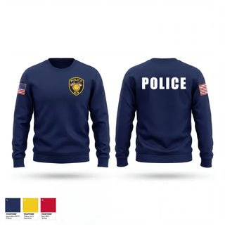 Crew Neck Sweatshirt, SCOTLAND NECK POLICE DEPARTMENT, Police, Teamtime, Team time, sublimation, custom sports apparel, team uniforms, spirit wear, spiritwear, sports uniforms, custom shirts, team store, custom team store, fundraiser sports, apparel fundraiser