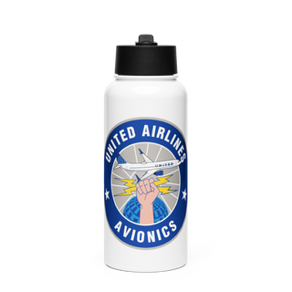 482FW 16916372 Stainless Steel Water Bottle with a Straw Lid