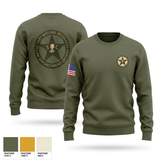 Crew Neck Sweatshirt, South Carolina Department of Natural Resources, Police, Teamtime, Team time, sublimation, custom sports apparel, team uniforms, spirit wear, spiritwear, sports uniforms, custom shirts, team store, custom team store, fundraiser sports, apparel fundraiser