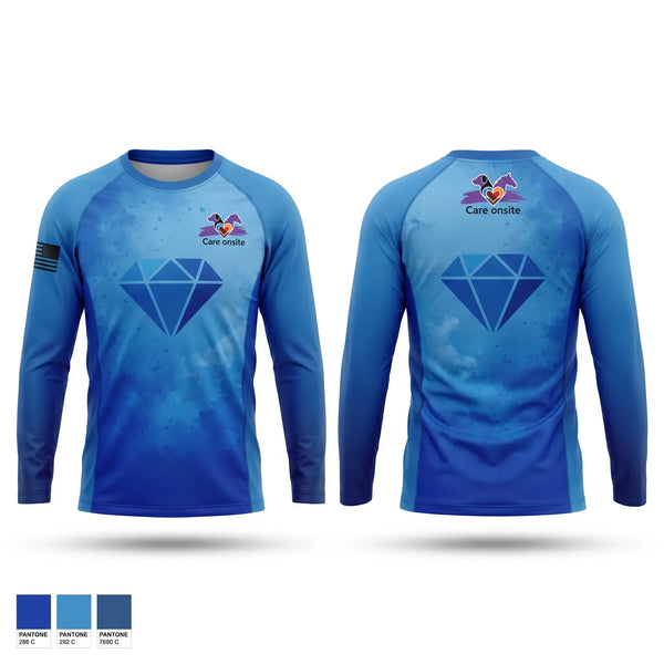 Long Sleeve Performance Shirt, Careonsite, EMS/EMT, Teamtime, Team time, sublimation, custom sports apparel, team uniforms, spirit wear, spiritwear, sports uniforms, custom shirts, team store, custom team store, fundraiser sports, apparel fundraiser