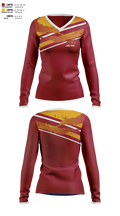 Ankeny High School Dance Team 73096309 Women's Long Sleeve V-neck Shirt - 100