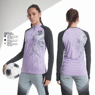 Womens Long Sleeve Vneck Shirt, Cedar Ridge Lady Raiders Soccer, Women's Soccer, Teamtime, Team time, sublimation, custom sports apparel, team uniforms, spirit wear, spiritwear, sports uniforms, custom shirts, team store, custom team store, fundraiser sports, apparel fundraiser