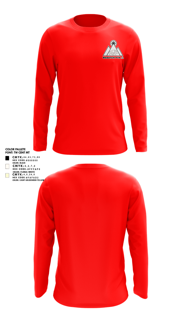 Long Sleeve Performance Shirt, Wasatch PTK, , Teamtime, Team time, sublimation, custom sports apparel, team uniforms, spirit wear, spiritwear, sports uniforms, custom shirts, team store, custom team store, fundraiser sports, apparel fundraiser