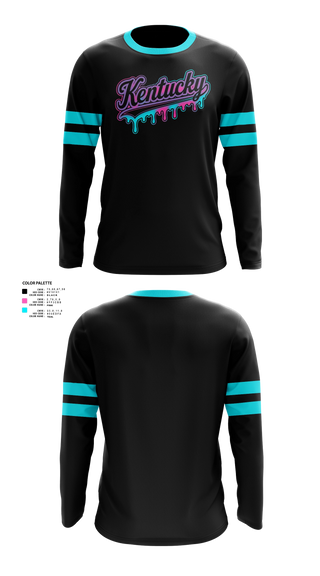 Long Sleeve Performance Shirt, Kentucky Drip, Baseball, Teamtime, Team time, sublimation, custom sports apparel, team uniforms, spirit wear, spiritwear, sports uniforms, custom shirts, team store, custom team store, fundraiser sports, apparel fundraiser