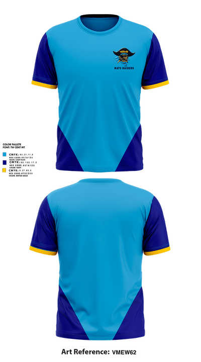Mays Raiders 20004629 Short Sleeve Performance Shirt - 1