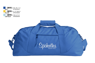 Duffle Bag, New Mexico Spokettes Racing Team, Spirit Store, Teamtime, Team time, sublimation, custom sports apparel, team uniforms, spirit wear, spiritwear, sports uniforms, custom shirts, team store, custom team store, fundraiser sports, apparel fundraiser