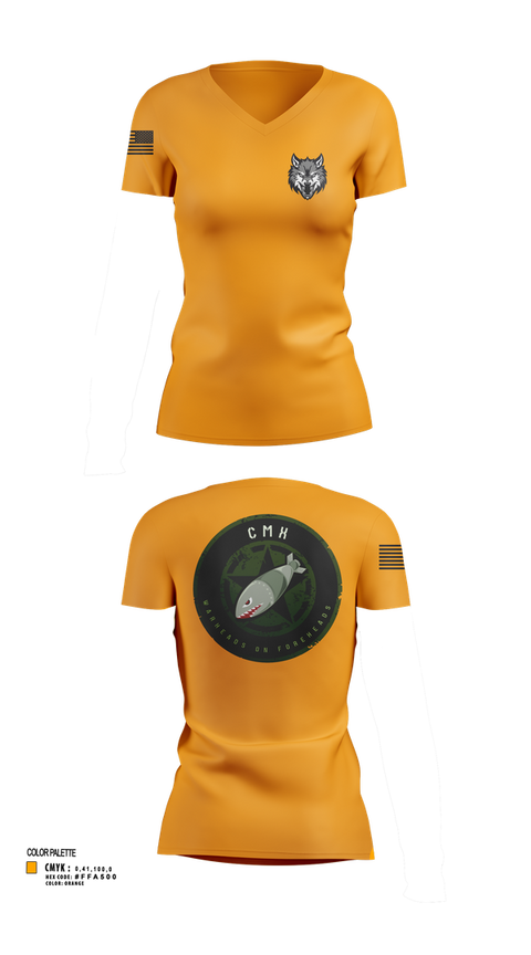 Womens Short Sleeve Vneck Shirt, CMX, , Teamtime, Team time, sublimation, custom sports apparel, team uniforms, spirit wear, spiritwear, sports uniforms, custom shirts, team store, custom team store, fundraiser sports, apparel fundraiser