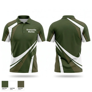 Short Sleeve Performance Polo, Greeneville Marlins, Baseball, Teamtime, Team time, sublimation, custom sports apparel, team uniforms, spirit wear, spiritwear, sports uniforms, custom shirts, team store, custom team store, fundraiser sports, apparel fundraiser