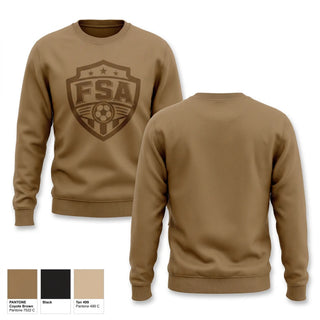 Crew Neck Sweatshirt, FRONTERA SOCCER ACADEMY, Men's Soccer, Teamtime, Team time, sublimation, custom sports apparel, team uniforms, spirit wear, spiritwear, sports uniforms, custom shirts, team store, custom team store, fundraiser sports, apparel fundraiser