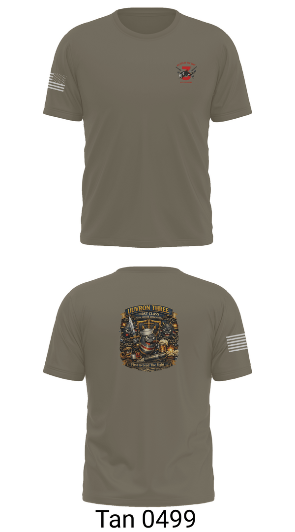 Old School Cotton Feel Shirt, UUVRON THREE FCPOA, Navy, Teamtime, Team time, sublimation, custom sports apparel, team uniforms, spirit wear, spiritwear, sports uniforms, custom shirts, team store, custom team store, fundraiser sports, apparel fundraiser