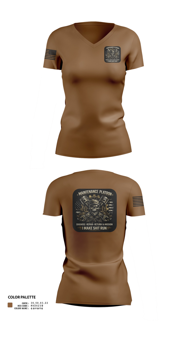 Womens Short Sleeve Vneck Shirt, 2/11, Army, Teamtime, Team time, sublimation, custom sports apparel, team uniforms, spirit wear, spiritwear, sports uniforms, custom shirts, team store, custom team store, fundraiser sports, apparel fundraiser