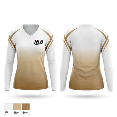 No Limit Baseball Women's Long Sleeve V-neck Shirt - 1