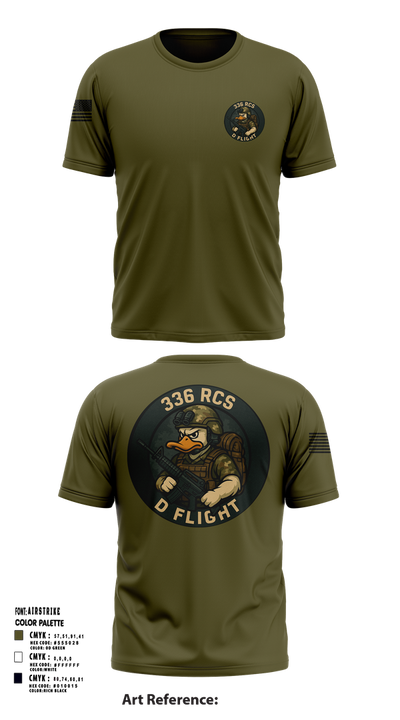 336 RCS D Flight 26202235 Short Sleeve Performance Shirt - 103