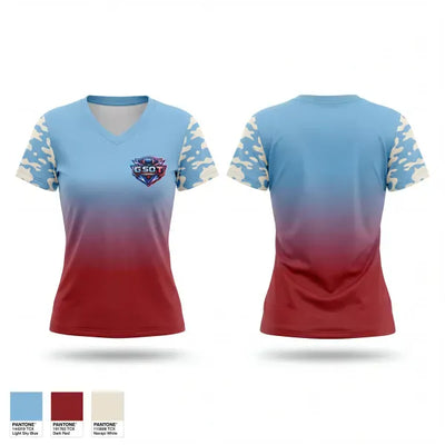 GSOT Sports 12197203 Women's Short Sleeve V-neck Shirt - 1