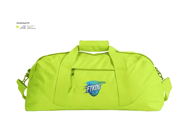Duffle Bag, FTKDG, Golf, Teamtime, Team time, sublimation, custom sports apparel, team uniforms, spirit wear, spiritwear, sports uniforms, custom shirts, team store, custom team store, fundraiser sports, apparel fundraiser