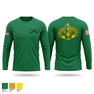 Long Sleeve Performance Shirt, 3d Cavalry Regiment, Army, Teamtime, Team time, sublimation, custom sports apparel, team uniforms, spirit wear, spiritwear, sports uniforms, custom shirts, team store, custom team store, fundraiser sports, apparel fundraiser