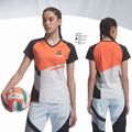 Lafayette Middle School Volleyball 34845919 Women's Short Sleeve V-neck Shirt - 94