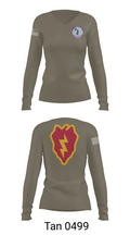 2-35 Infantry Batallion 77036654 Women's Long Sleeve V-neck Shirt - 77