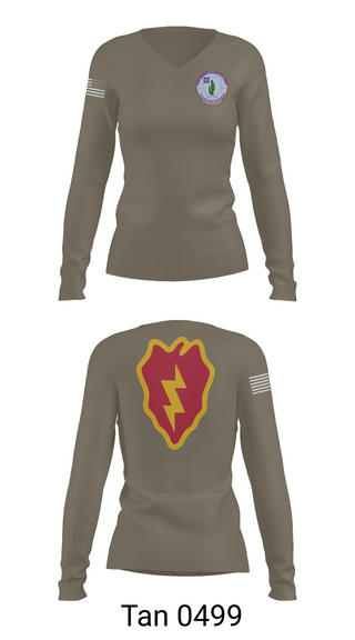 Womens Long Sleeve Vneck Shirt, 2-35 Infantry Batallion, , Teamtime, Team time, sublimation, custom sports apparel, team uniforms, spirit wear, spiritwear, sports uniforms, custom shirts, team store, custom team store, fundraiser sports, apparel fundraiser