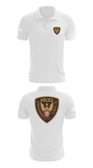 Short Sleeve Performance Polo, McLeansboro Police, Police, Teamtime, Team time, sublimation, custom sports apparel, team uniforms, spirit wear, spiritwear, sports uniforms, custom shirts, team store, custom team store, fundraiser sports, apparel fundraiser