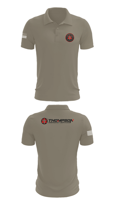 Thompson EMS 59462665 Short Sleeve Performance Polo - 67