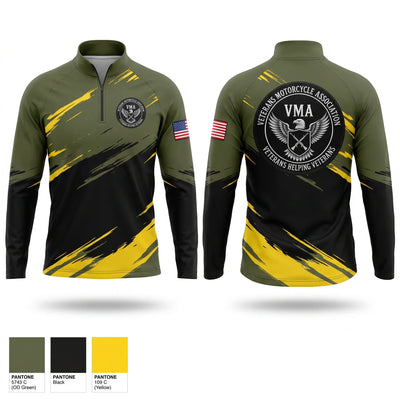 Veterans Motorcycle Association Quarter Zip Jacket - 1