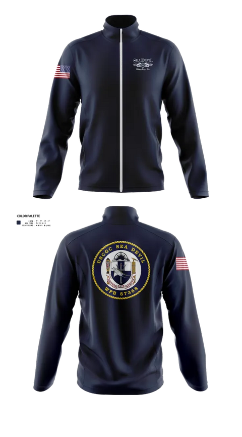 Fleece Jacket, USCGC SEADEVIL, , Teamtime, Team time, sublimation, custom sports apparel, team uniforms, spirit wear, spiritwear, sports uniforms, custom shirts, team store, custom team store, fundraiser sports, apparel fundraiser