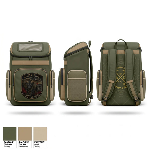 Gear Bag, ARMY FIRE, Fire Department, Teamtime, Team time, sublimation, custom sports apparel, team uniforms, spirit wear, spiritwear, sports uniforms, custom shirts, team store, custom team store, fundraiser sports, apparel fundraiser