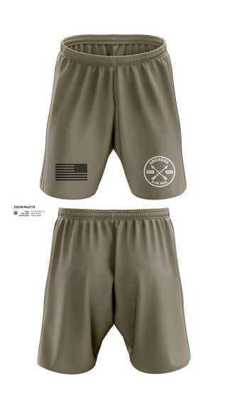 Athletic Shorts With Pockets, A/2-43 ADA, Army, Teamtime, Team time, sublimation, custom sports apparel, team uniforms, spirit wear, spiritwear, sports uniforms, custom shirts, team store, custom team store, fundraiser sports, apparel fundraiser
