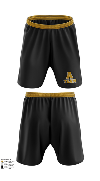 Athletic Shorts With Pockets, A- Team Step, Spirit Store, Teamtime, Team time, sublimation, custom sports apparel, team uniforms, spirit wear, spiritwear, sports uniforms, custom shirts, team store, custom team store, fundraiser sports, apparel fundraiser