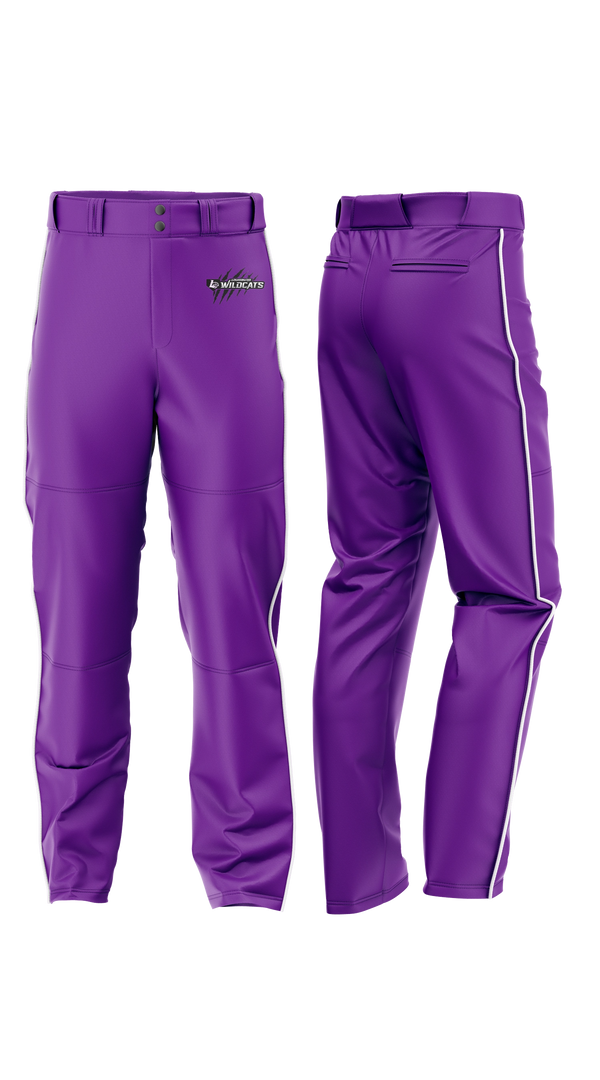 Baseball Pants, Louisburg Wildcat Baseball, Baseball, Teamtime, Team time, sublimation, custom sports apparel, team uniforms, spirit wear, spiritwear, sports uniforms, custom shirts, team store, custom team store, fundraiser sports, apparel fundraiser