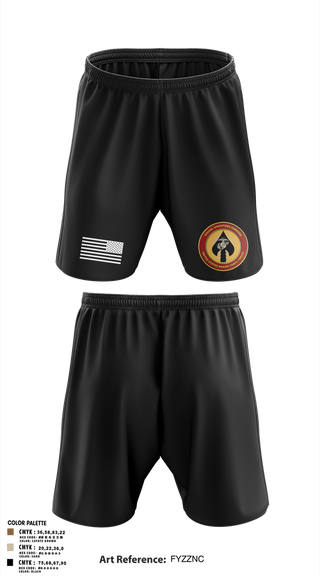 Athletic Shorts With Pockets, A co 1/109, National Guard, Teamtime, Team time, sublimation, custom sports apparel, team uniforms, spirit wear, spiritwear, sports uniforms, custom shirts, team store, custom team store, fundraiser sports, apparel fundraiser