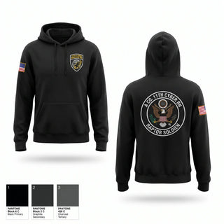 Hoodie, A Co. 11th Cyber Warfare BN, Army, Teamtime, Team time, sublimation, custom sports apparel, team uniforms, spirit wear, spiritwear, sports uniforms, custom shirts, team store, custom team store, fundraiser sports, apparel fundraiser