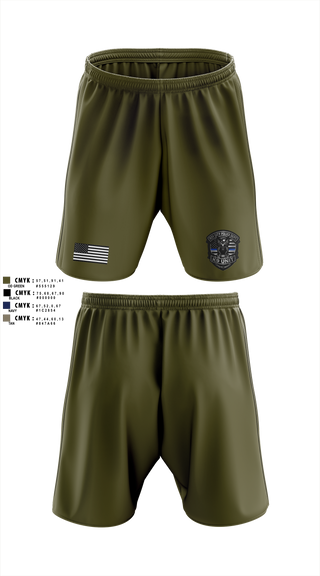 Athletic Shorts With Pockets, Roy Cit Police K9, Police, Teamtime, Team time, sublimation, custom sports apparel, team uniforms, spirit wear, spiritwear, sports uniforms, custom shirts, team store, custom team store, fundraiser sports, apparel fundraiser