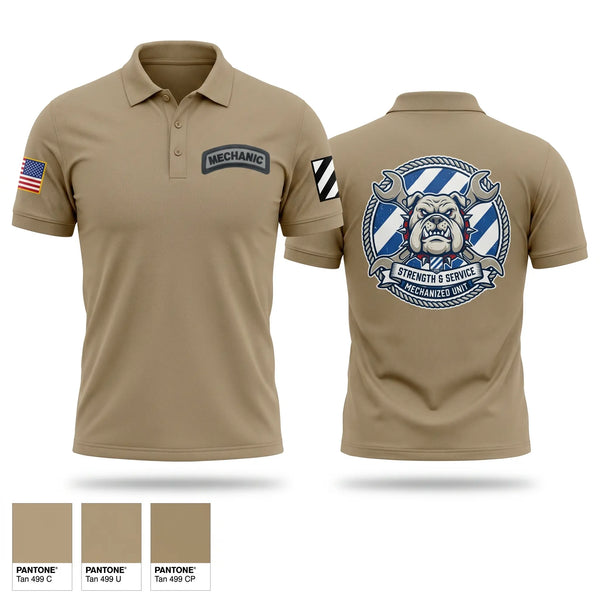 Short Sleeve Performance Polo, 3ID 3BSB BCO, Army, Teamtime, Team time, sublimation, custom sports apparel, team uniforms, spirit wear, spiritwear, sports uniforms, custom shirts, team store, custom team store, fundraiser sports, apparel fundraiser