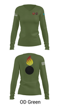 RTS-M FT. HOOD 77686881 Women's Long Sleeve V-neck Shirt - 57