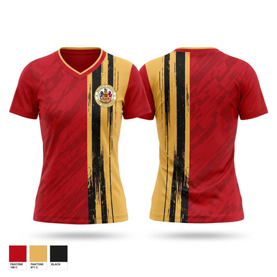 FCFD FC Women's Short Sleeve V-neck Shirt - 1