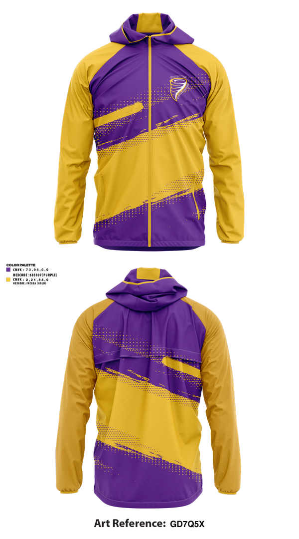 Windbreaker, Purvis Middle School Cheer, Cheer, Teamtime, Team time, sublimation, custom sports apparel, team uniforms, spirit wear, spiritwear, sports uniforms, custom shirts, team store, custom team store, fundraiser sports, apparel fundraiser