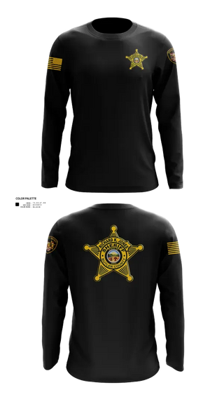 Long Sleeve Performance Shirt, Butler County Sheriff’s Office, Police, Teamtime, Team time, sublimation, custom sports apparel, team uniforms, spirit wear, spiritwear, sports uniforms, custom shirts, team store, custom team store, fundraiser sports, apparel fundraiser