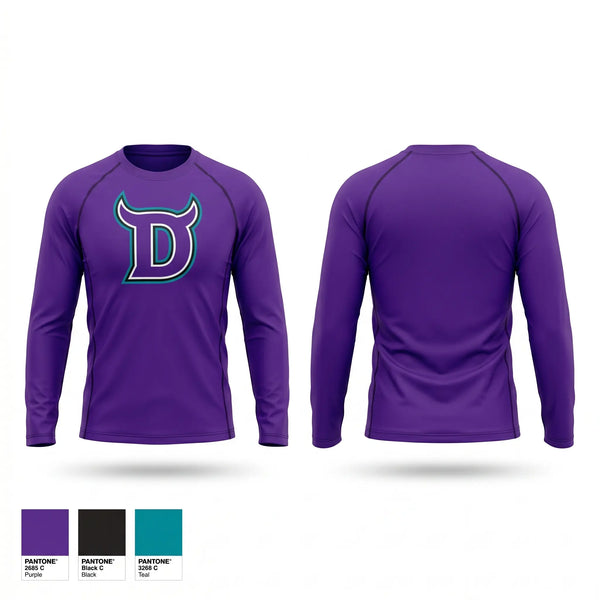 Long Sleeve Performance Shirt, Diablos, Baseball, Teamtime, Team time, sublimation, custom sports apparel, team uniforms, spirit wear, spiritwear, sports uniforms, custom shirts, team store, custom team store, fundraiser sports, apparel fundraiser